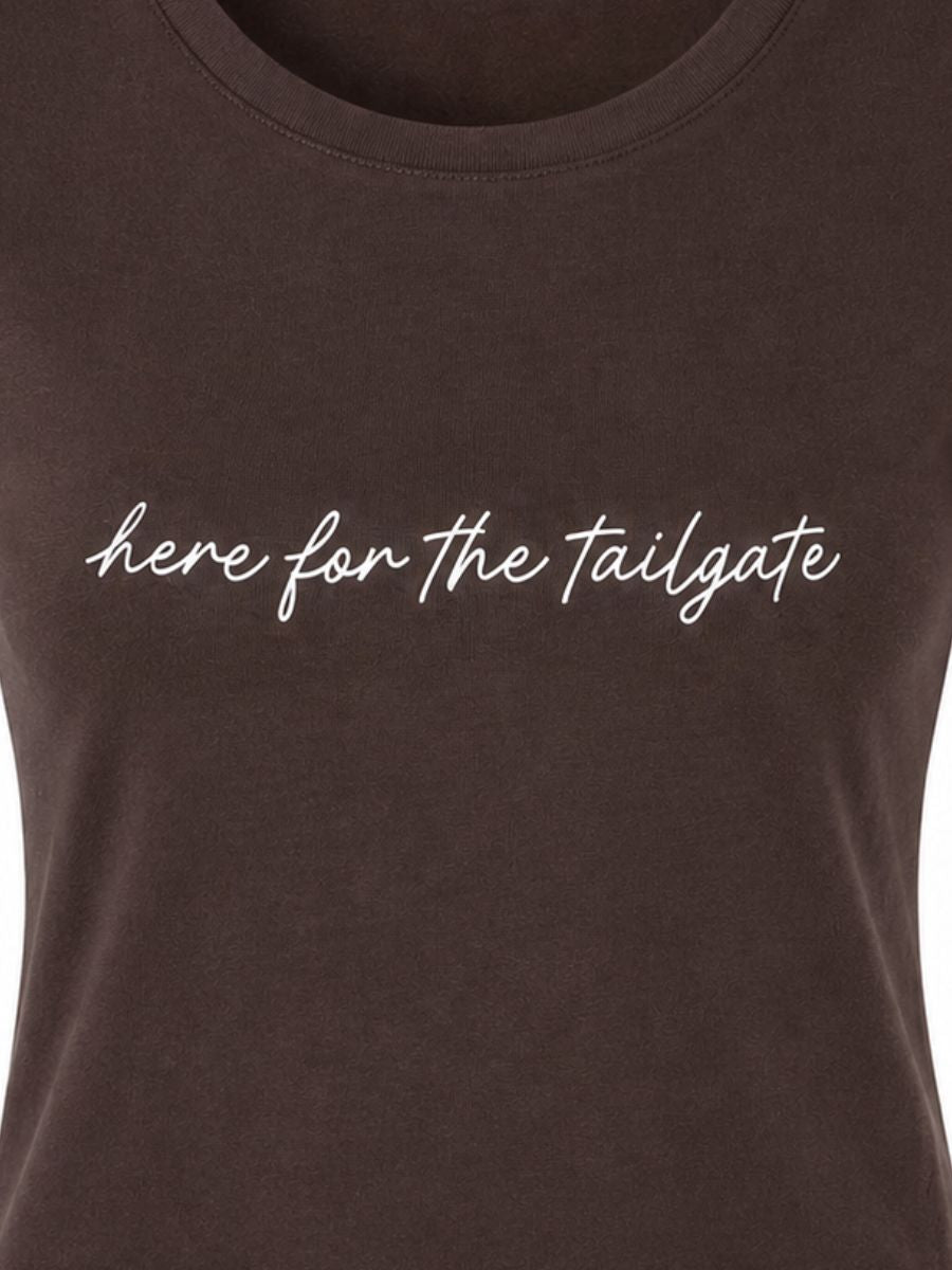 Here for the Tailgate Graphic Tee