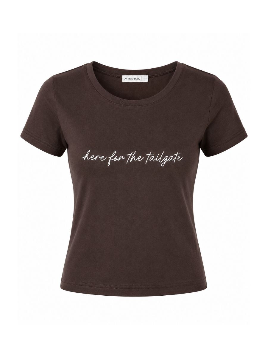 Here for the Tailgate Graphic Tee