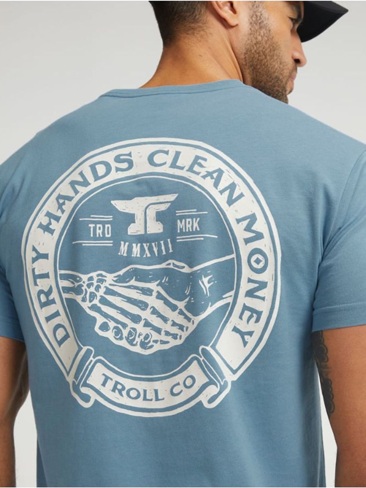 Troll Clothing Haggler Slate Grey T-Shirt