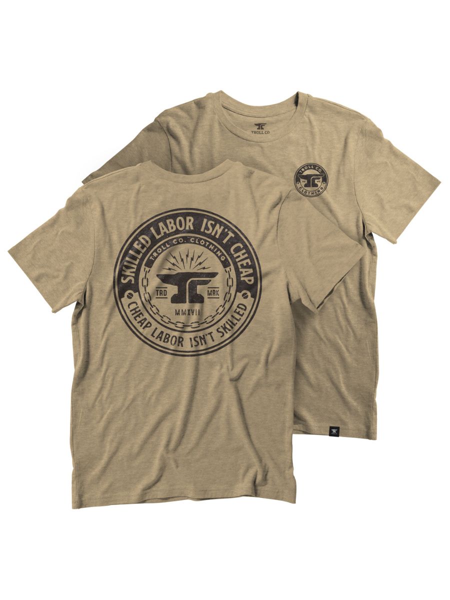 Troll Clothing Slic Tan T-Shirt