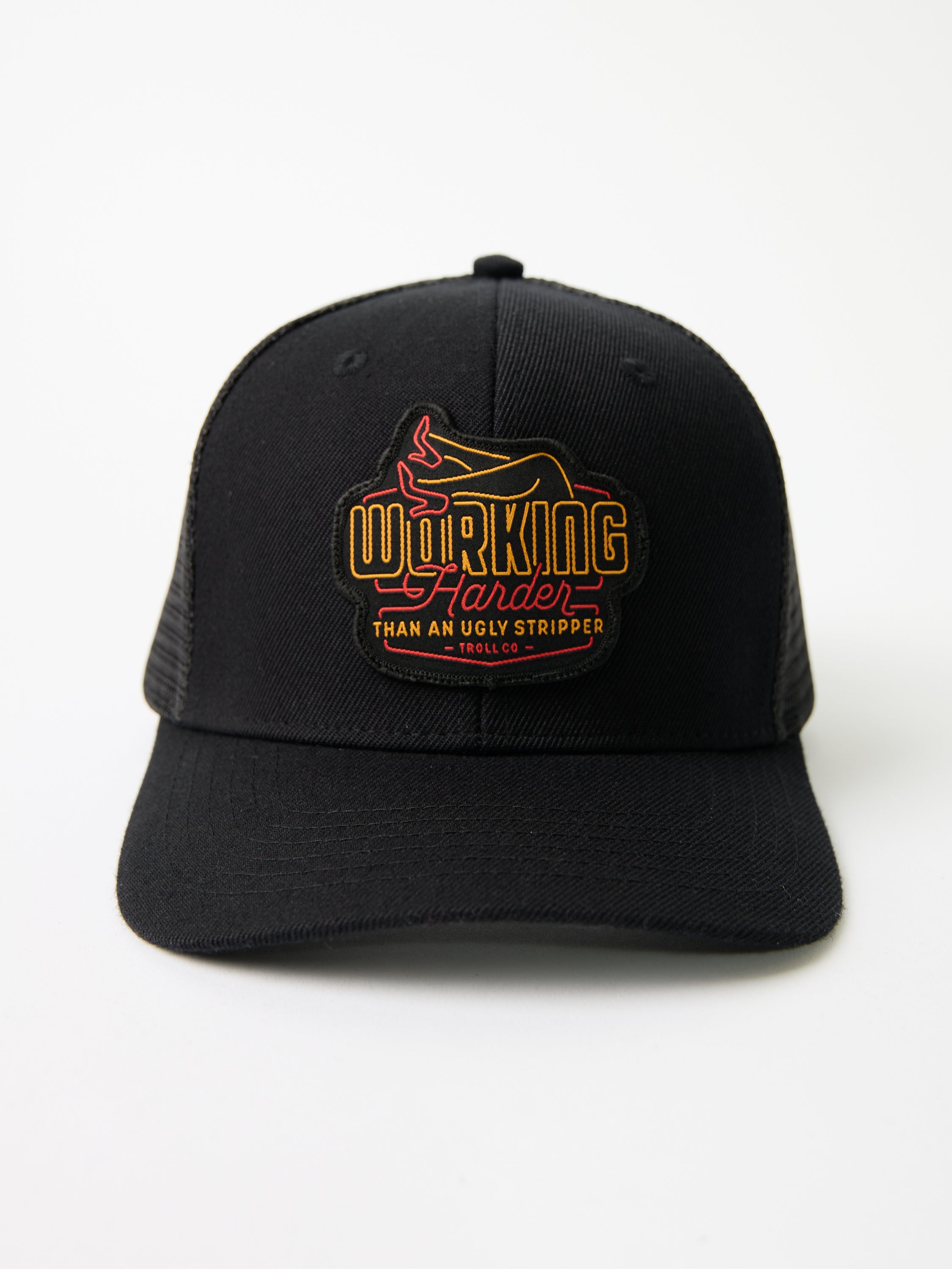 Troll Co. WHUS Neon Patch Curved Brim Hat