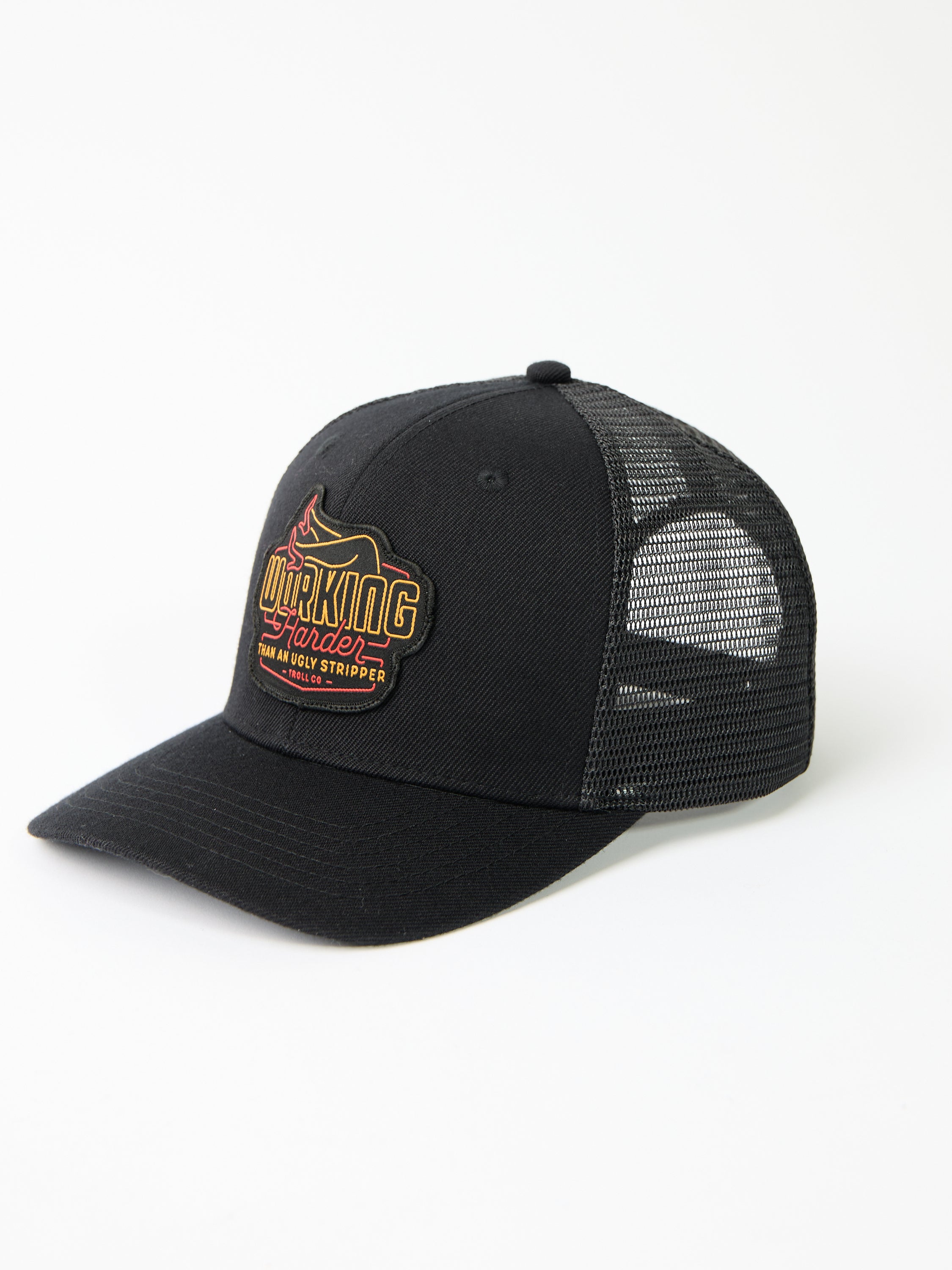 Troll Co. WHUS Neon Patch Curved Brim Hat