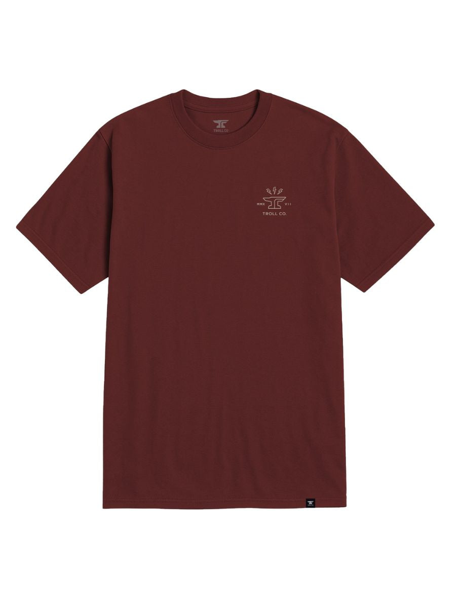 Troll Co. Burgundy Twisting Wrenches Tee