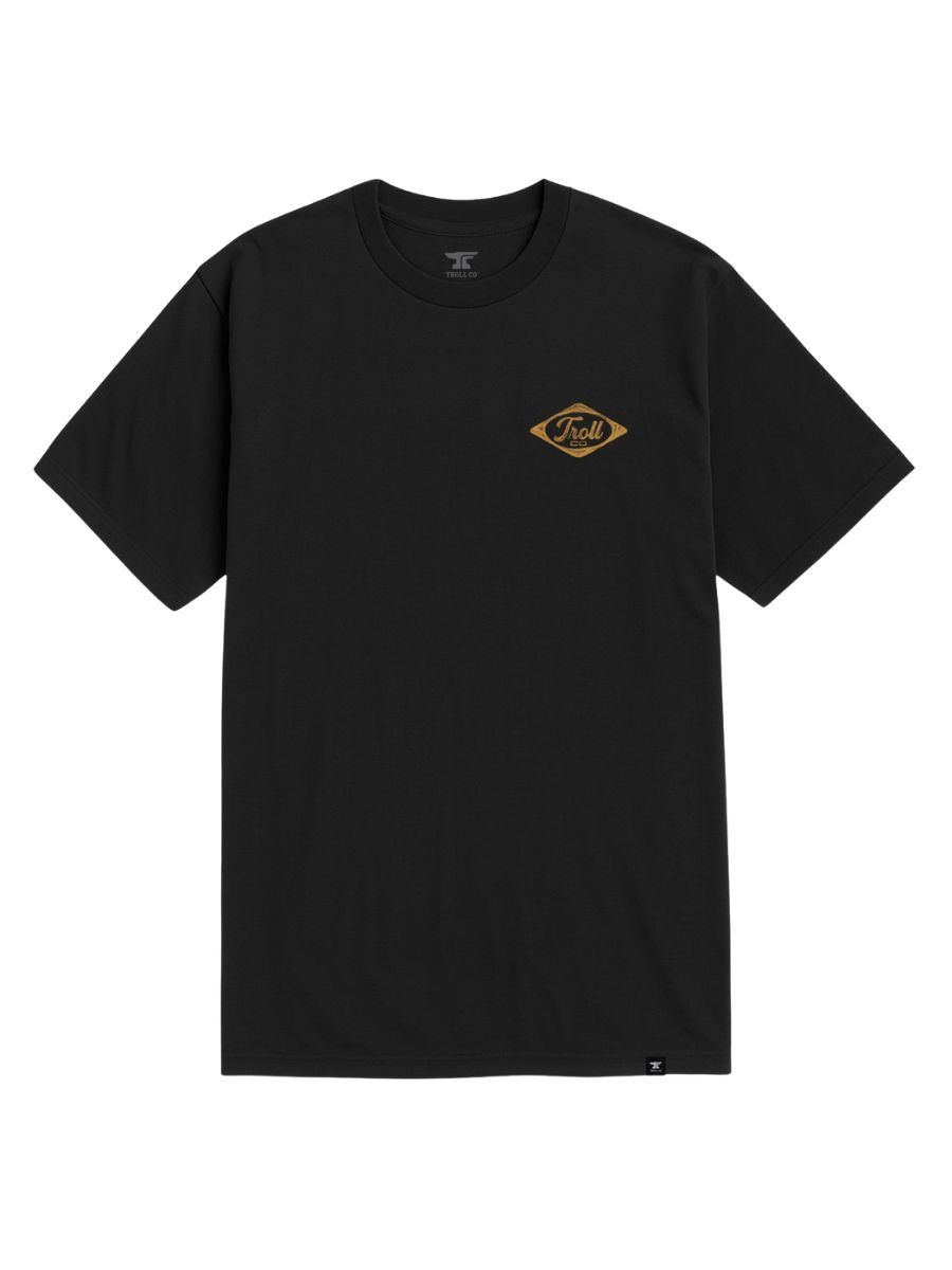 Troll Co. WHUS Twin Graphic Black Tee