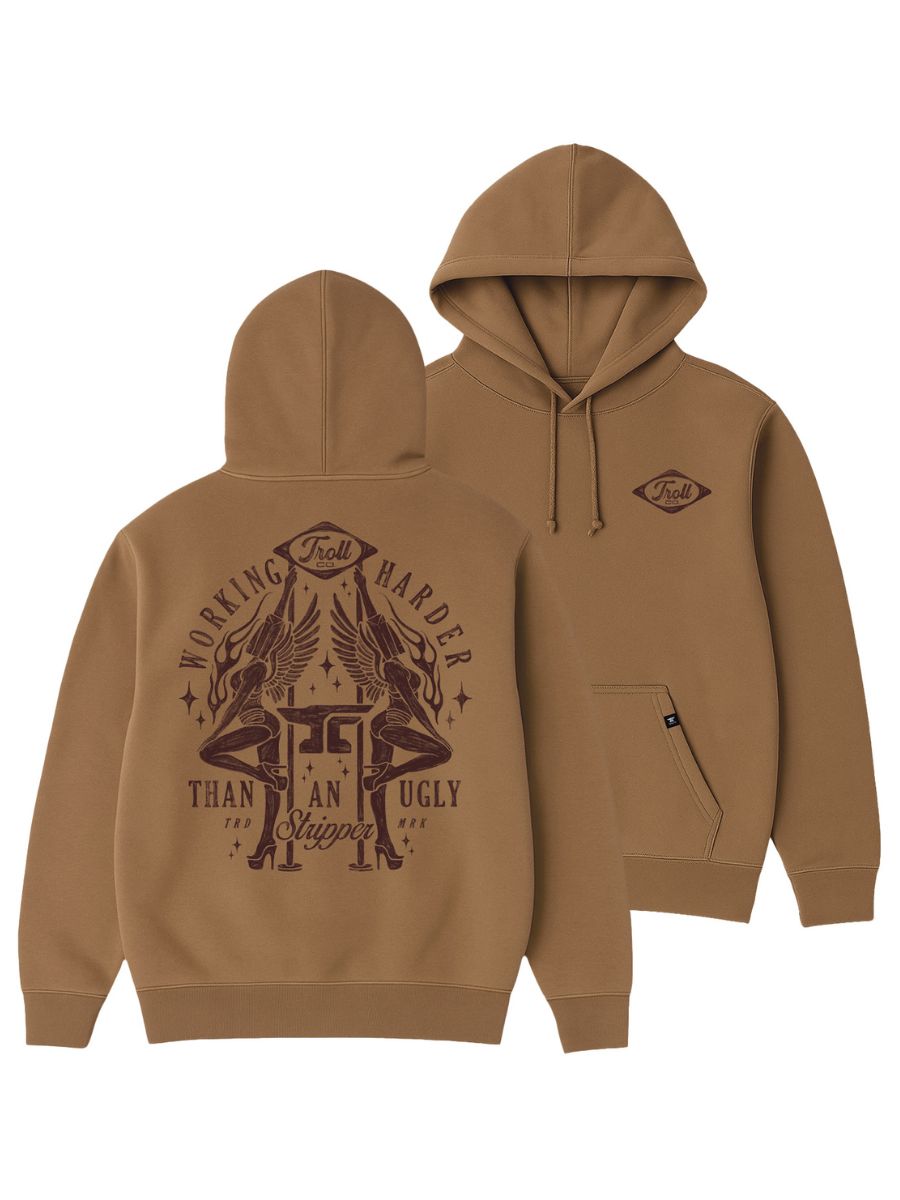 Troll Co. Sand WHUS Twin Hoodie