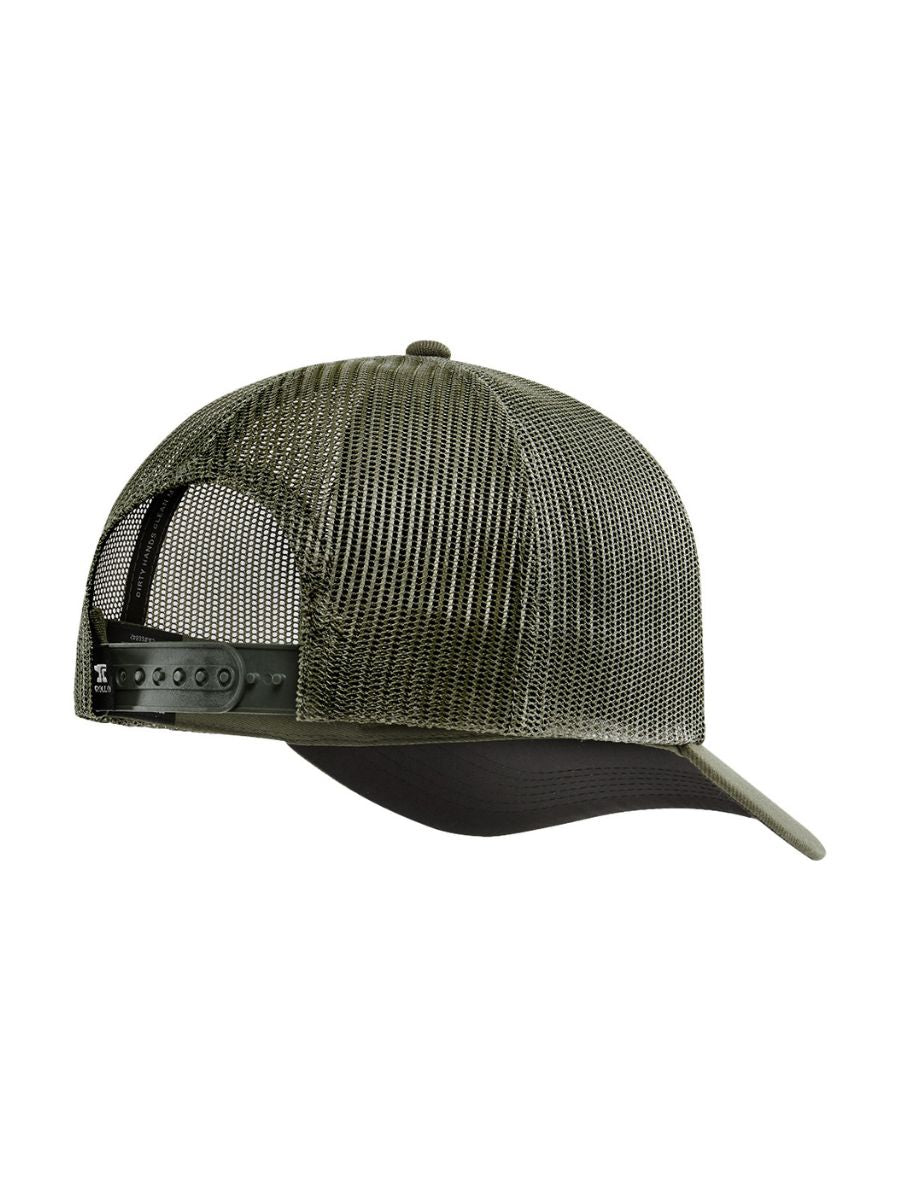 Troll Co. Dirty Hands Clean Money Green Curved Bill Hat