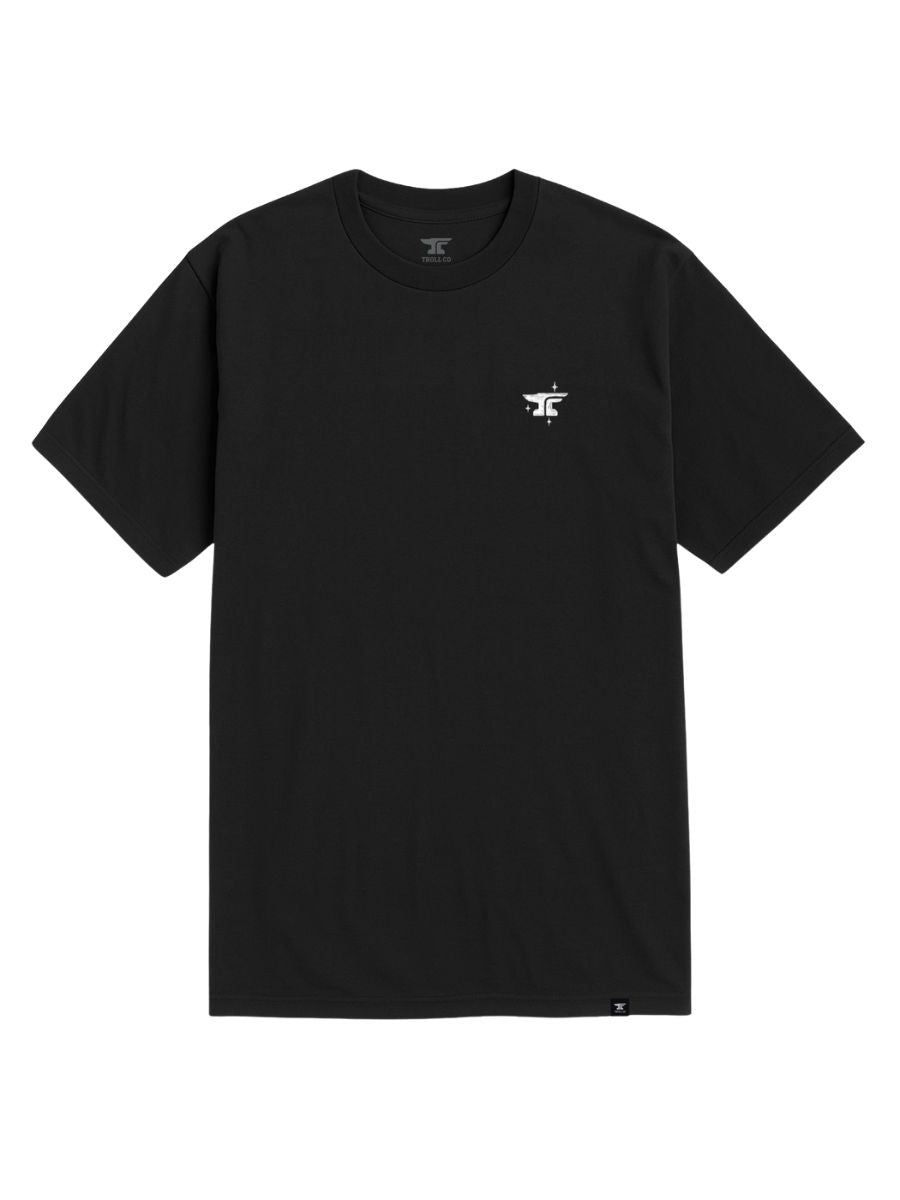 Troll Co. Working Wrench Stripper Graphic Black Tee