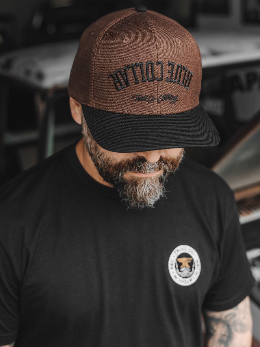 Troll Co. Blue Collar Bottoms Up Hat