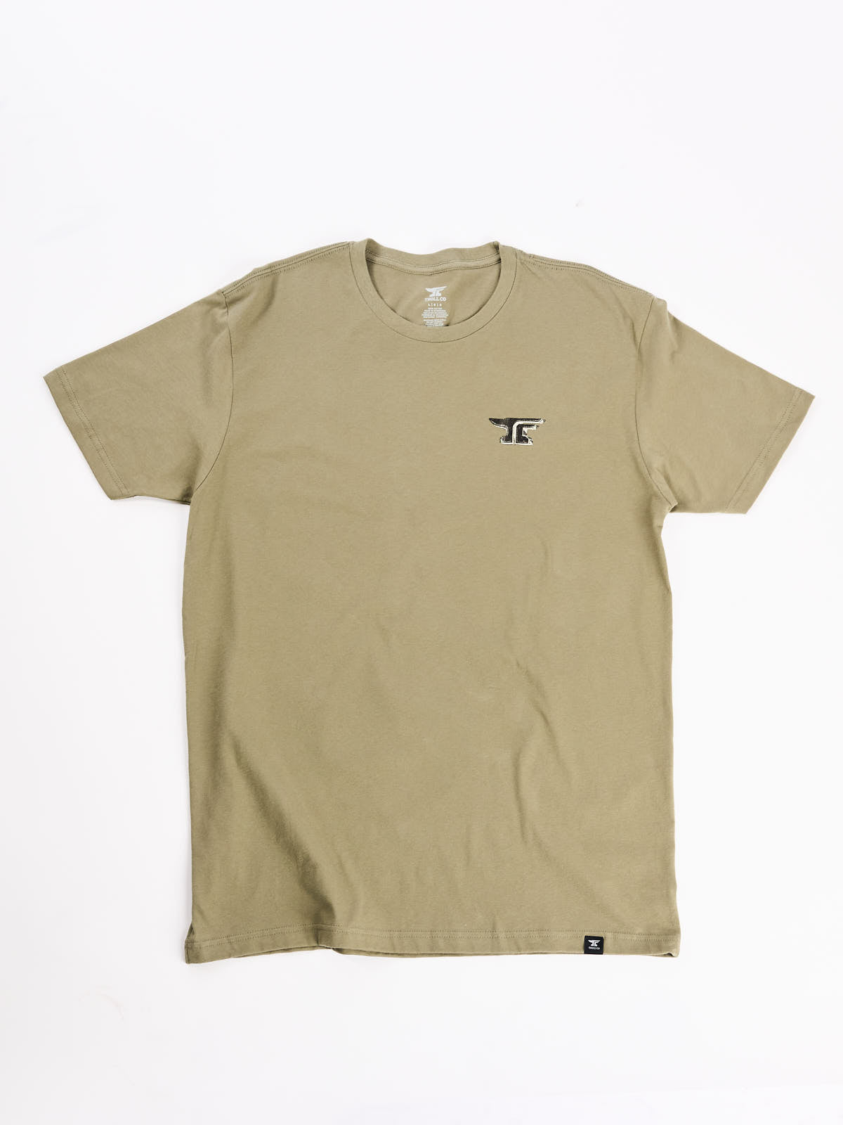 Troll Co. Support Blue Collar Skyline Olive Tee