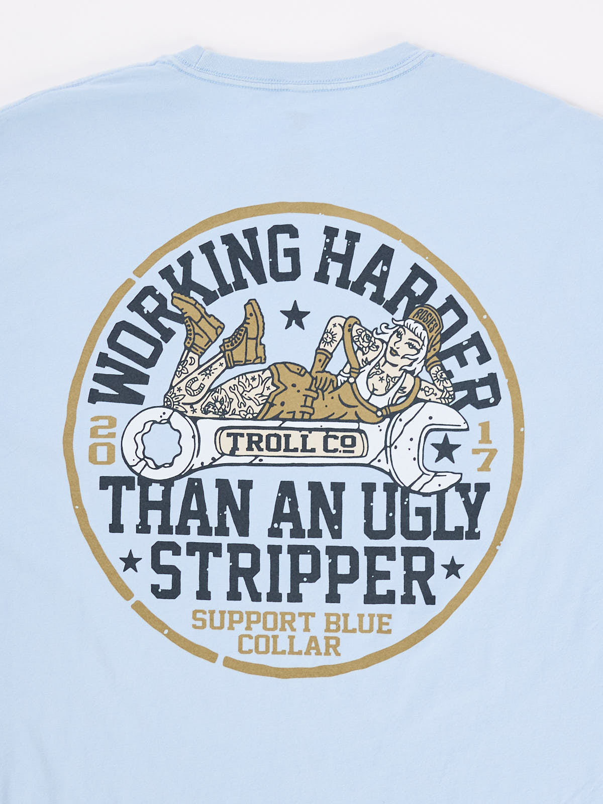 Troll Co. WHUS Poser Blue Tee