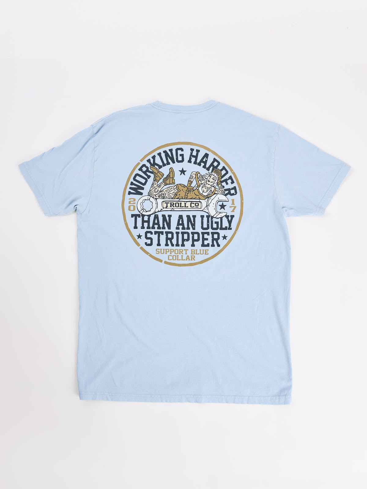 Troll Co. WHUS Poser Blue Tee
