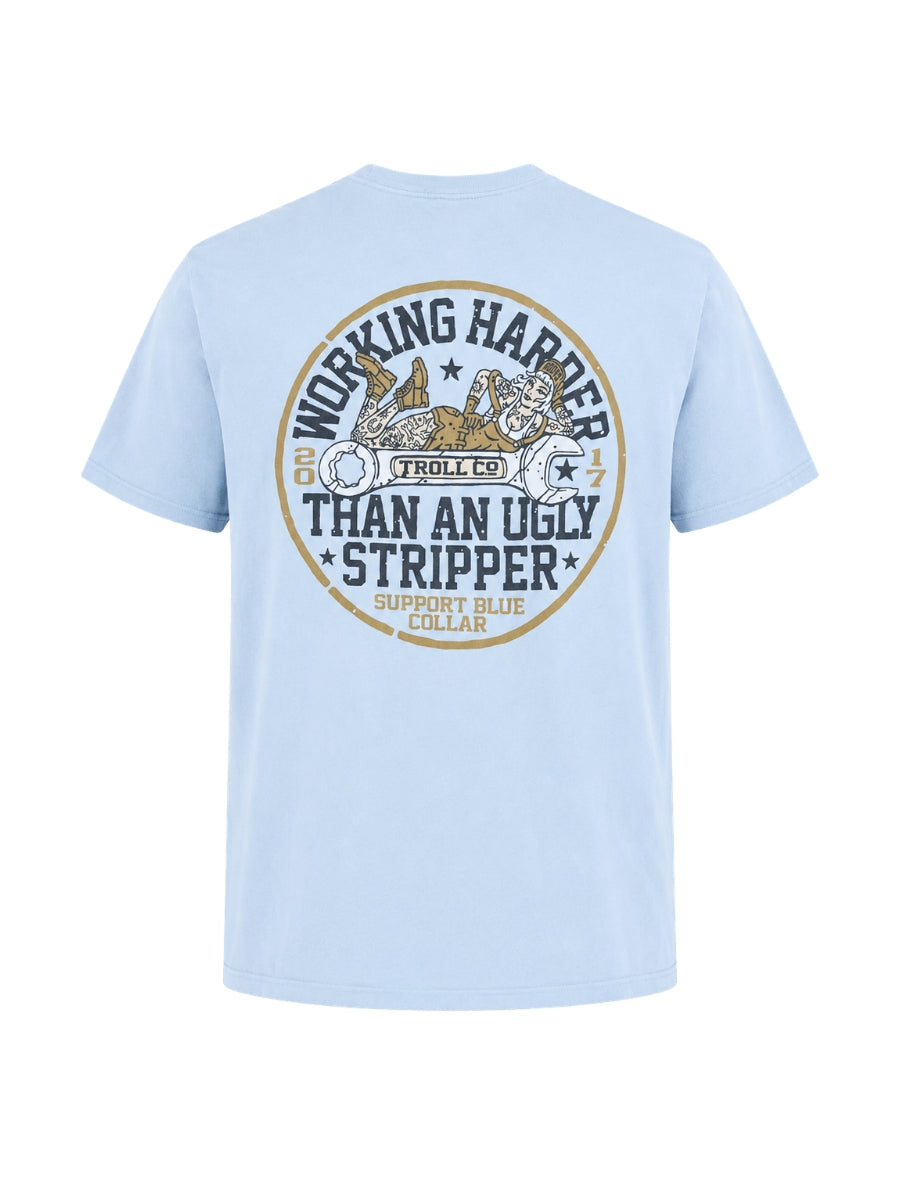Troll Co. WHUS Poser Blue Tee
