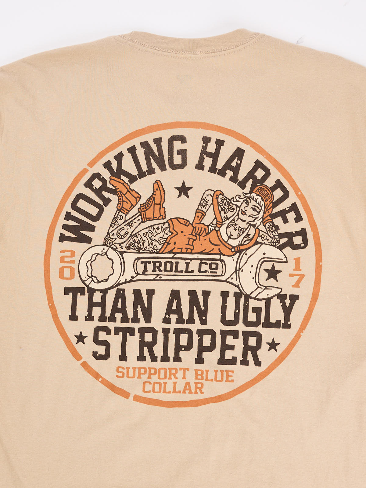 Troll Co. WHUS Poser Tan Tee