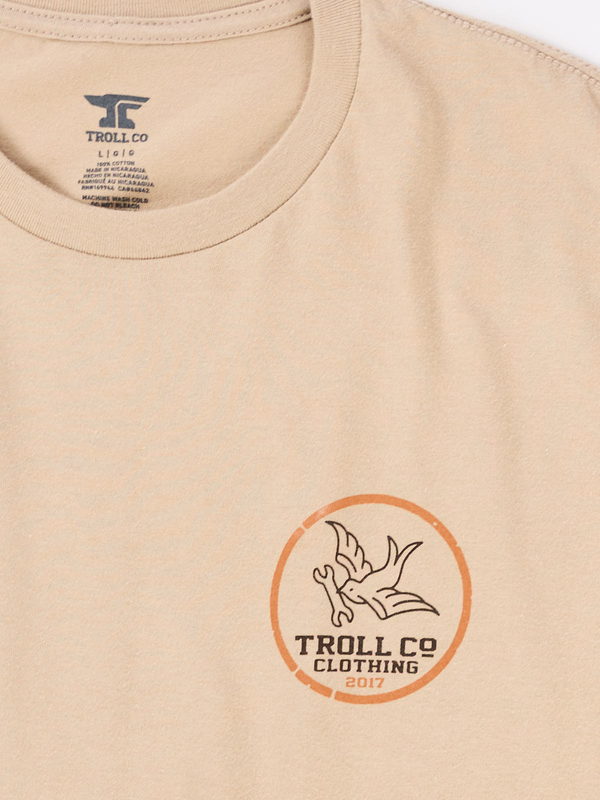 Troll Co. WHUS Poser Tan Tee