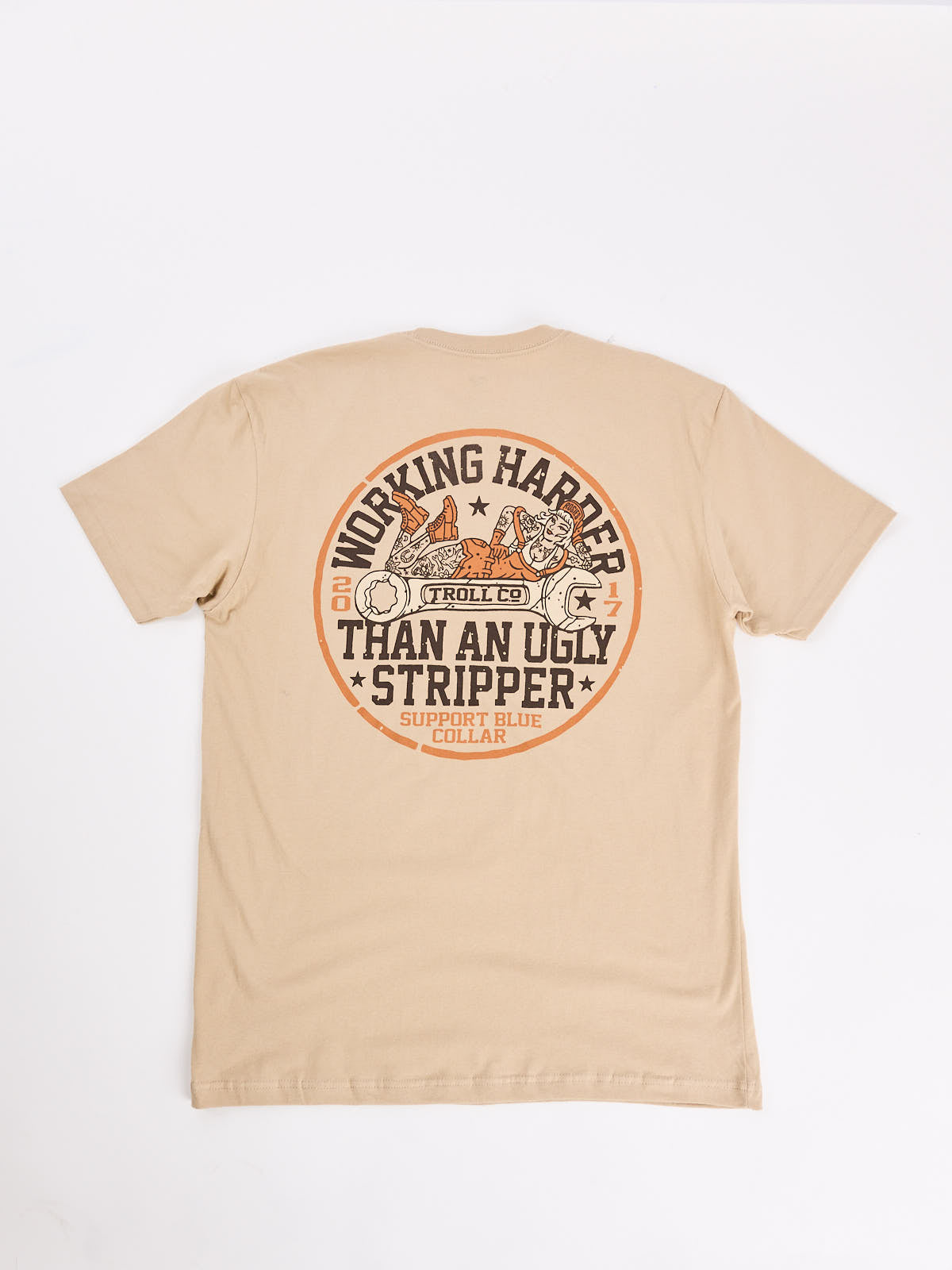 Troll Co. WHUS Poser Tan Tee
