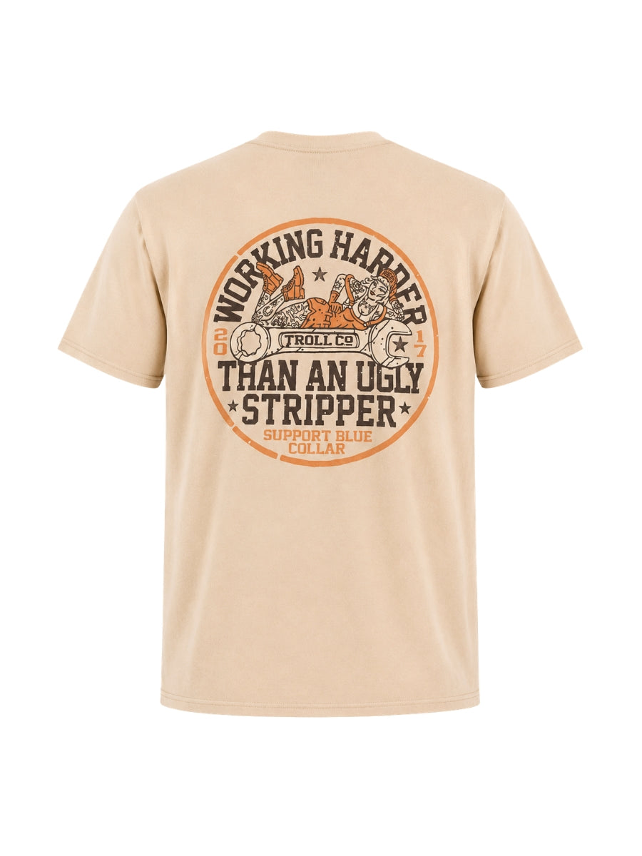 Troll Co. WHUS Poser Tan Tee