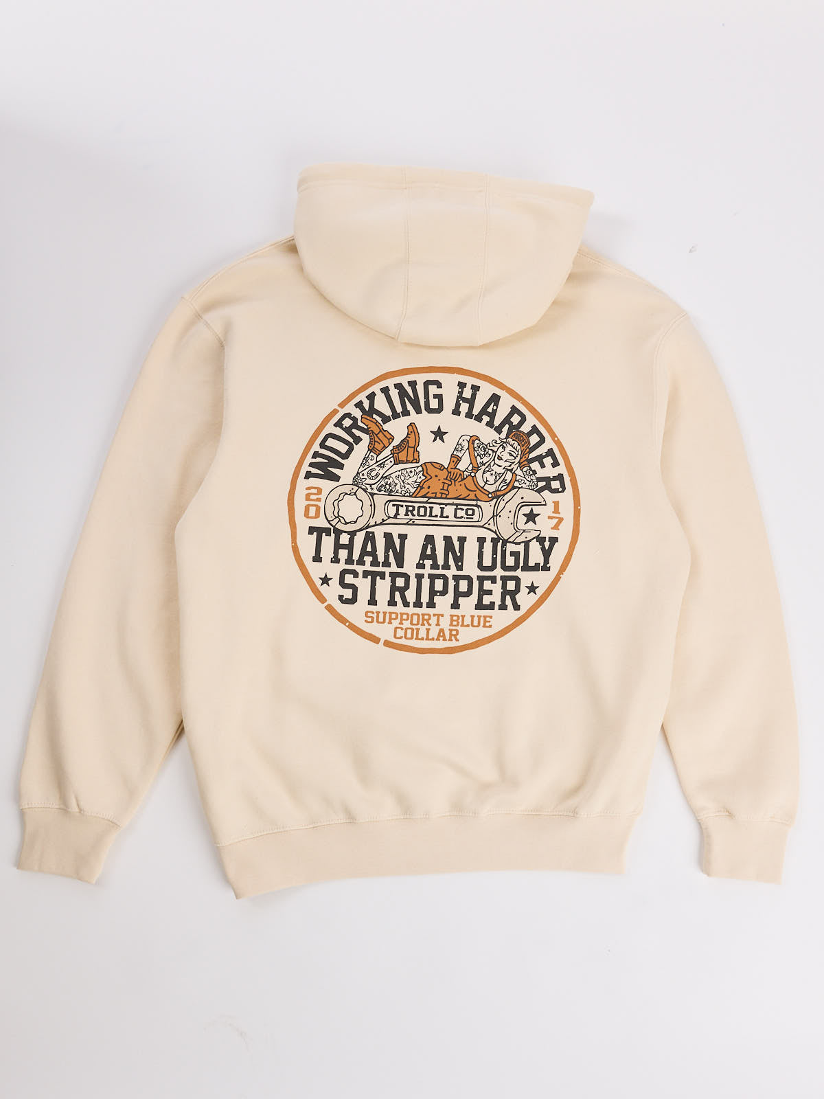 Troll Co. WHUS Poser Natural Hoodie