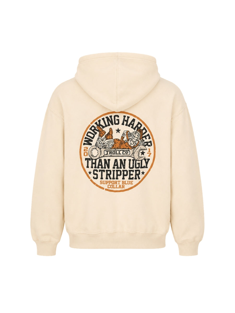Troll Co. WHUS Poser Natural Hoodie