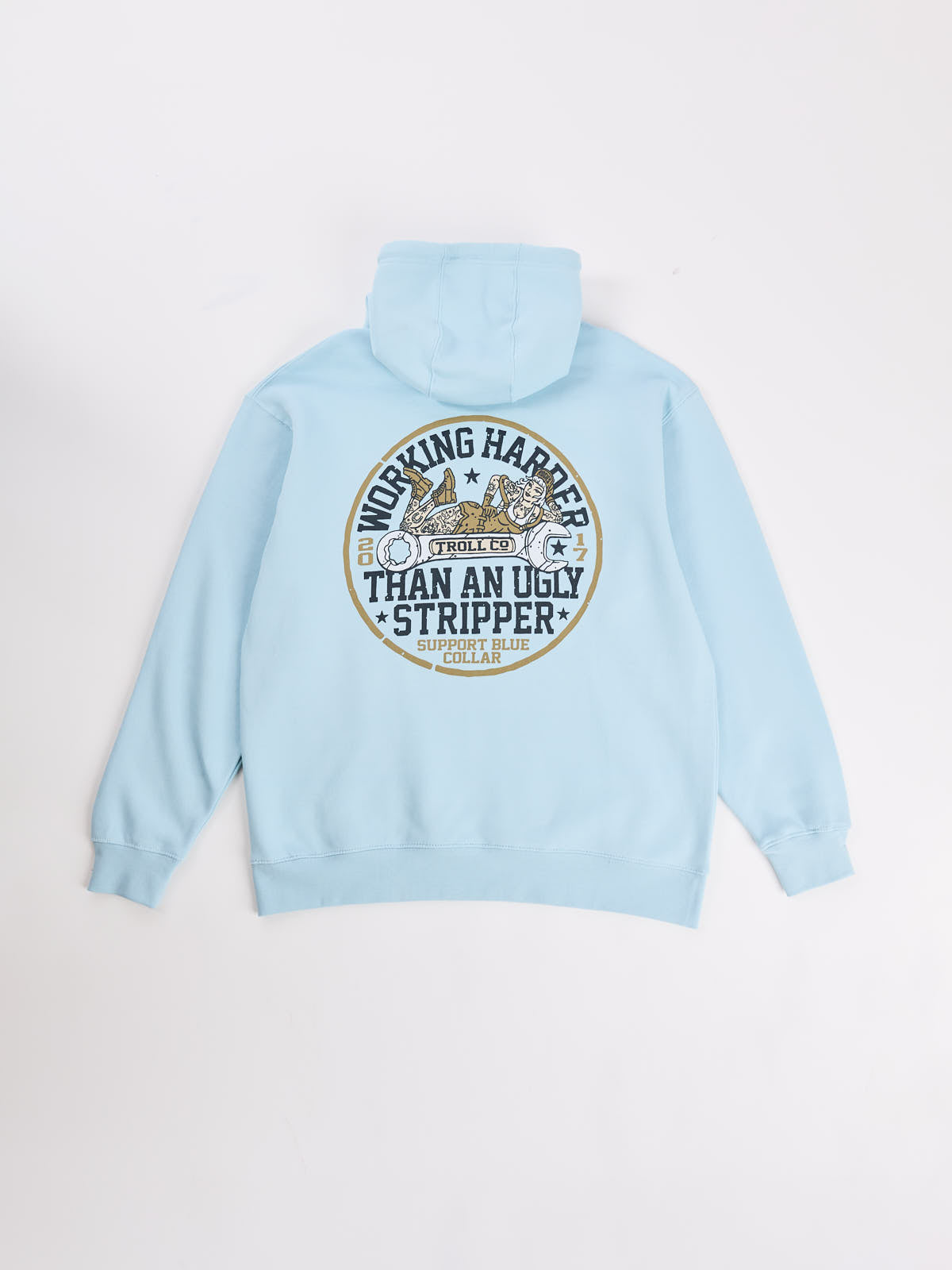 Troll Co. WHUS Poser Blue Hoodie