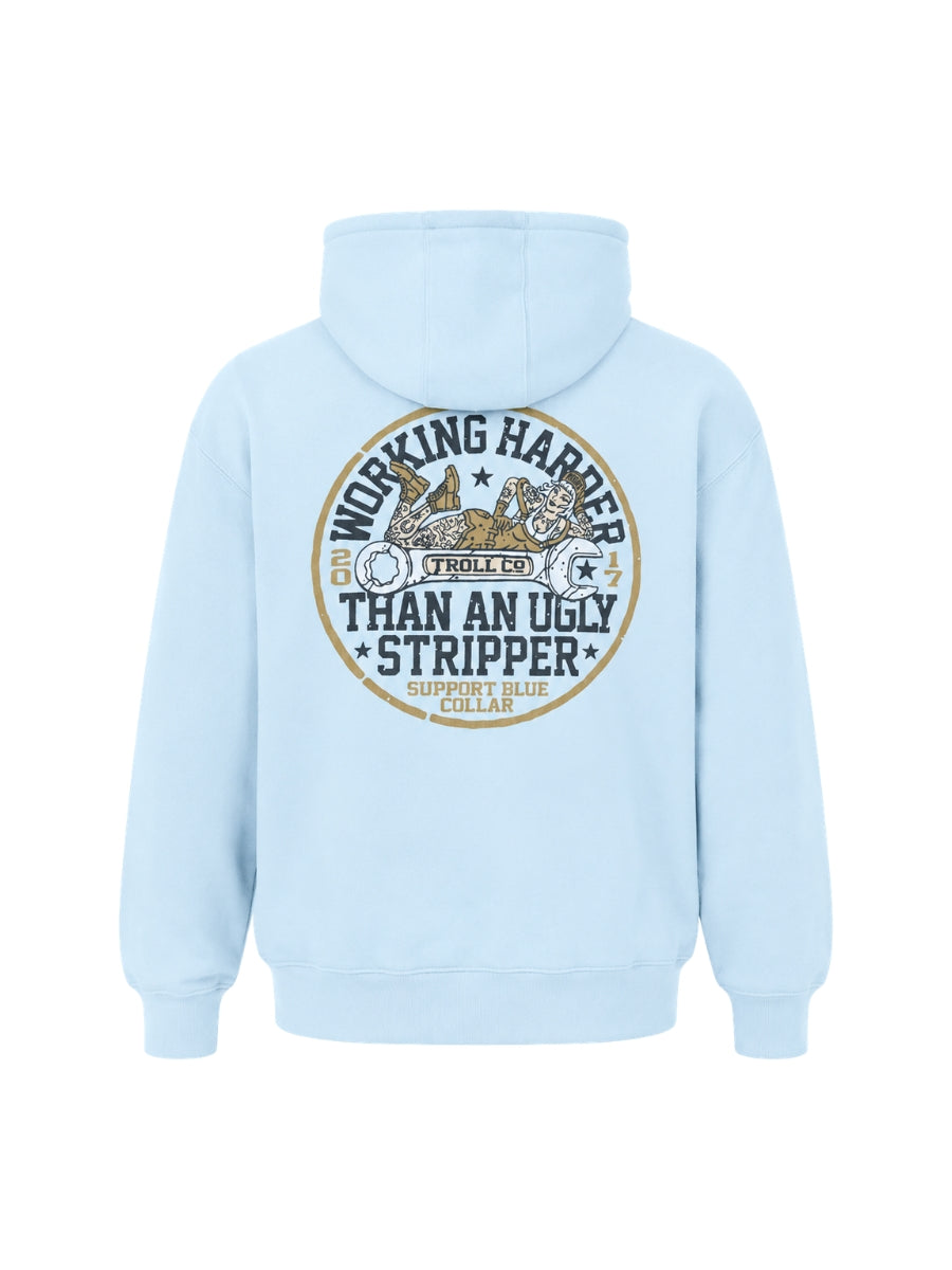 Troll Co. WHUS Poser Blue Hoodie