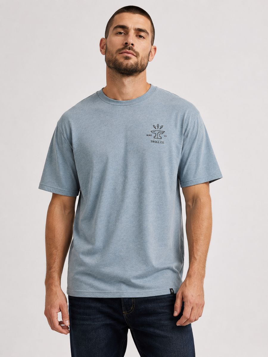 Troll Co. Twisting Wrenches Slate Tee