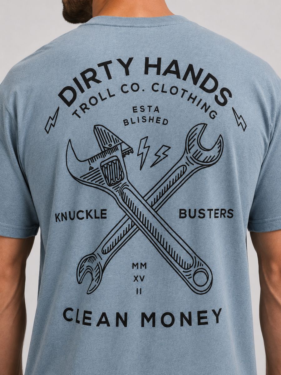 Troll Co. Twisting Wrenches Slate Tee