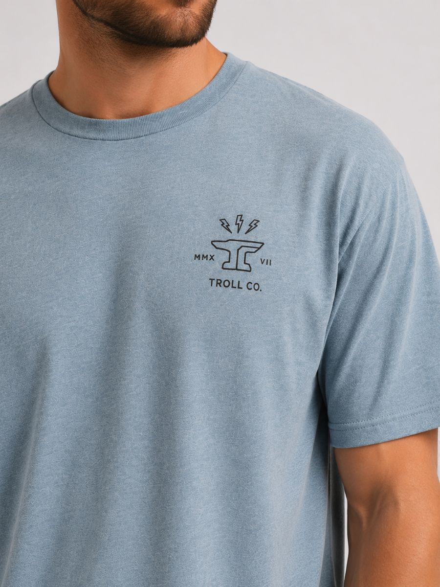 Troll Co. Twisting Wrenches Slate Tee