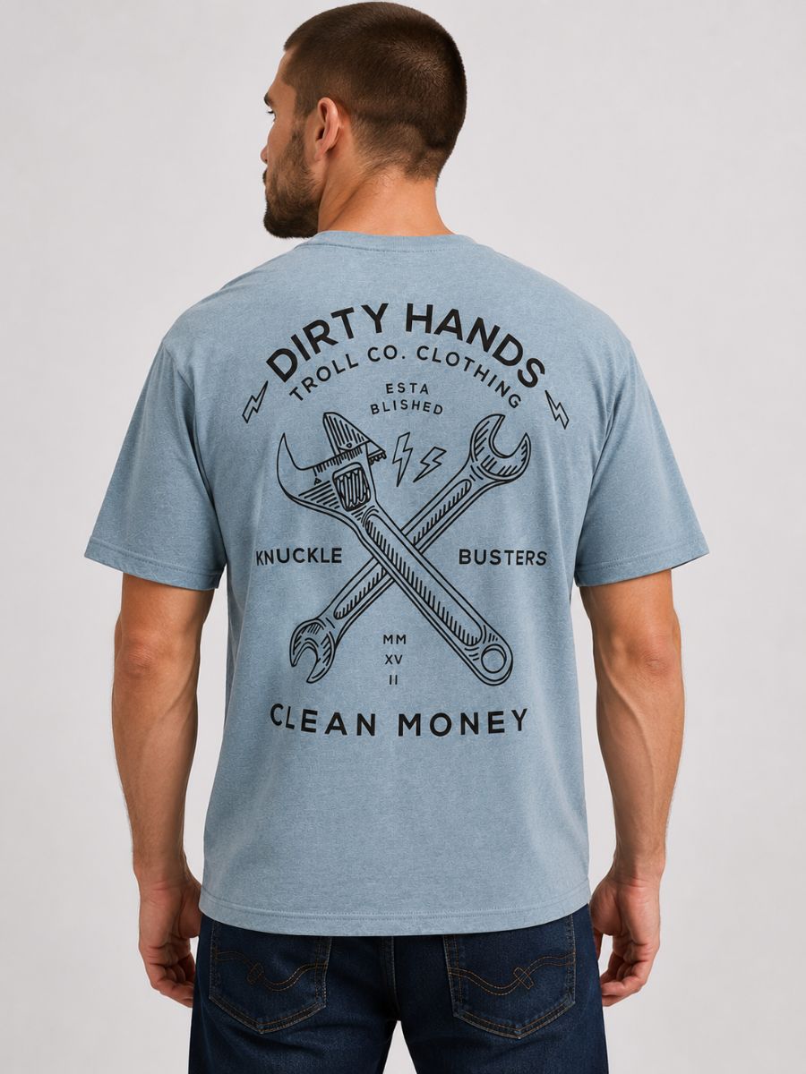 Troll Co. Twisting Wrenches Slate Tee