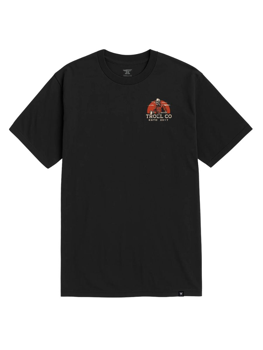 Troll Co. Support Blue Collar Oil Rig Tee