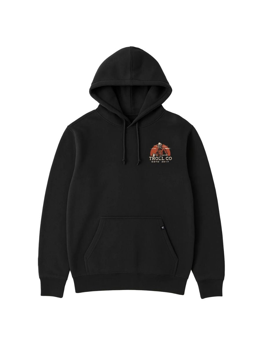 Troll Co. Support Blue Collar Oil Rig Hoodie