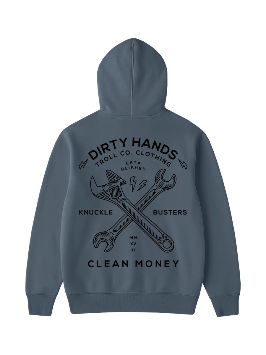 Troll Co. Twisting Wrenches Slate Hoodie