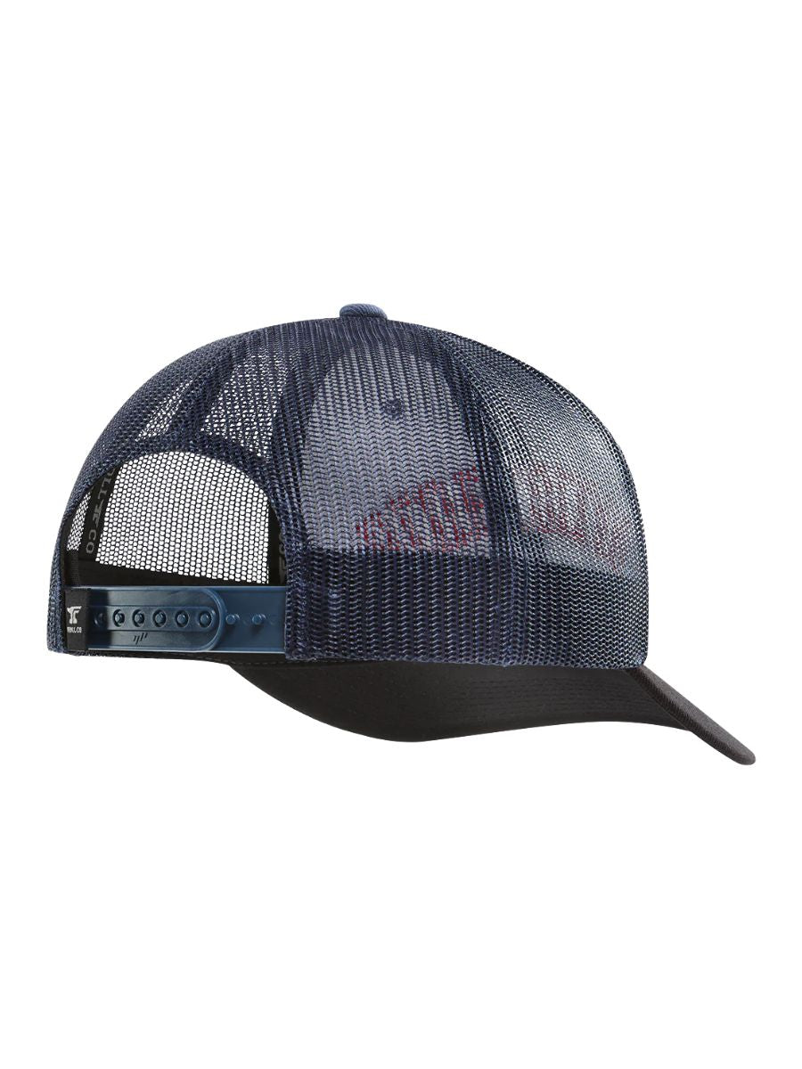 Troll Co. Blue Collar Bottoms Up Trucker Hat