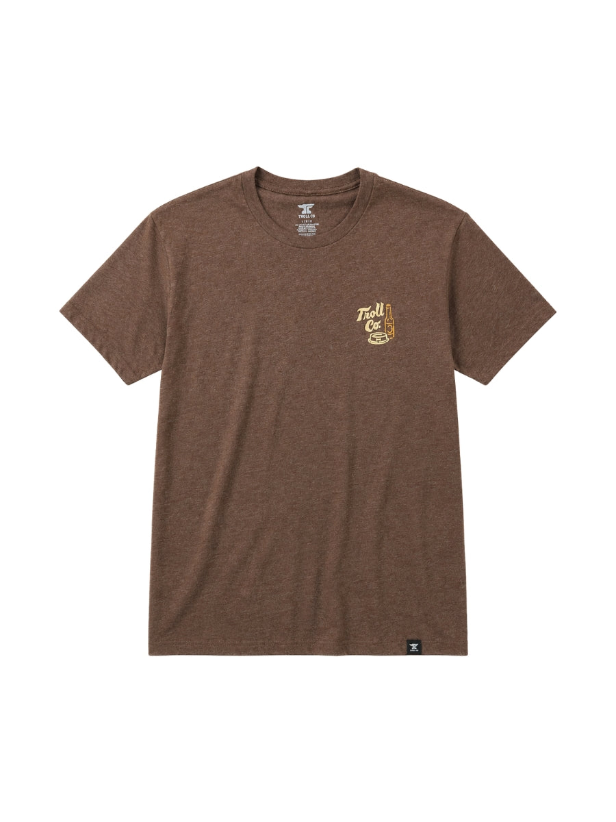 Troll Co. Buds N Brews Brown Tee