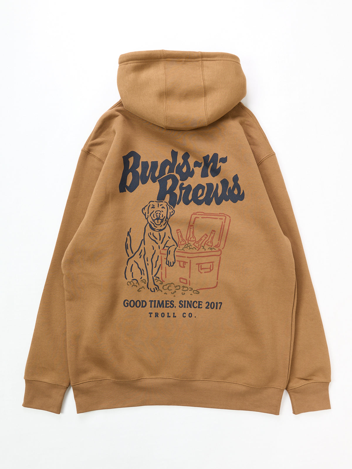 Troll Co. Buds N Brews Tan Hoodie