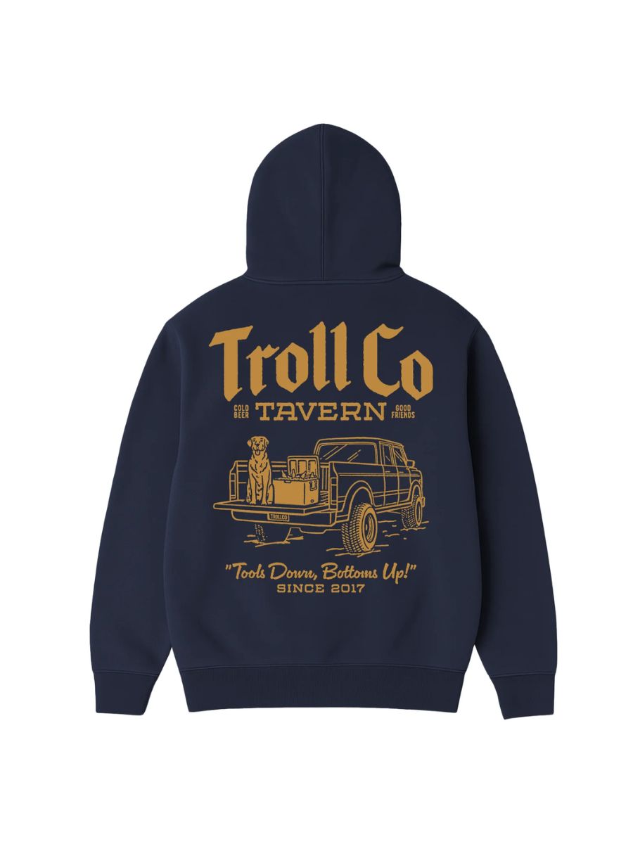 Troll Co. Tavern Navy Hoodie