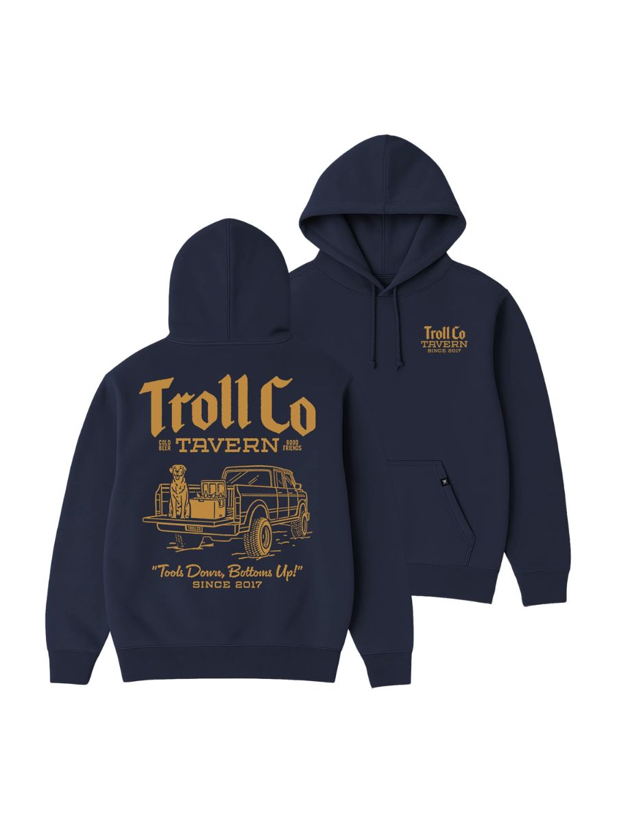 Troll Co. Tavern Navy Hoodie
