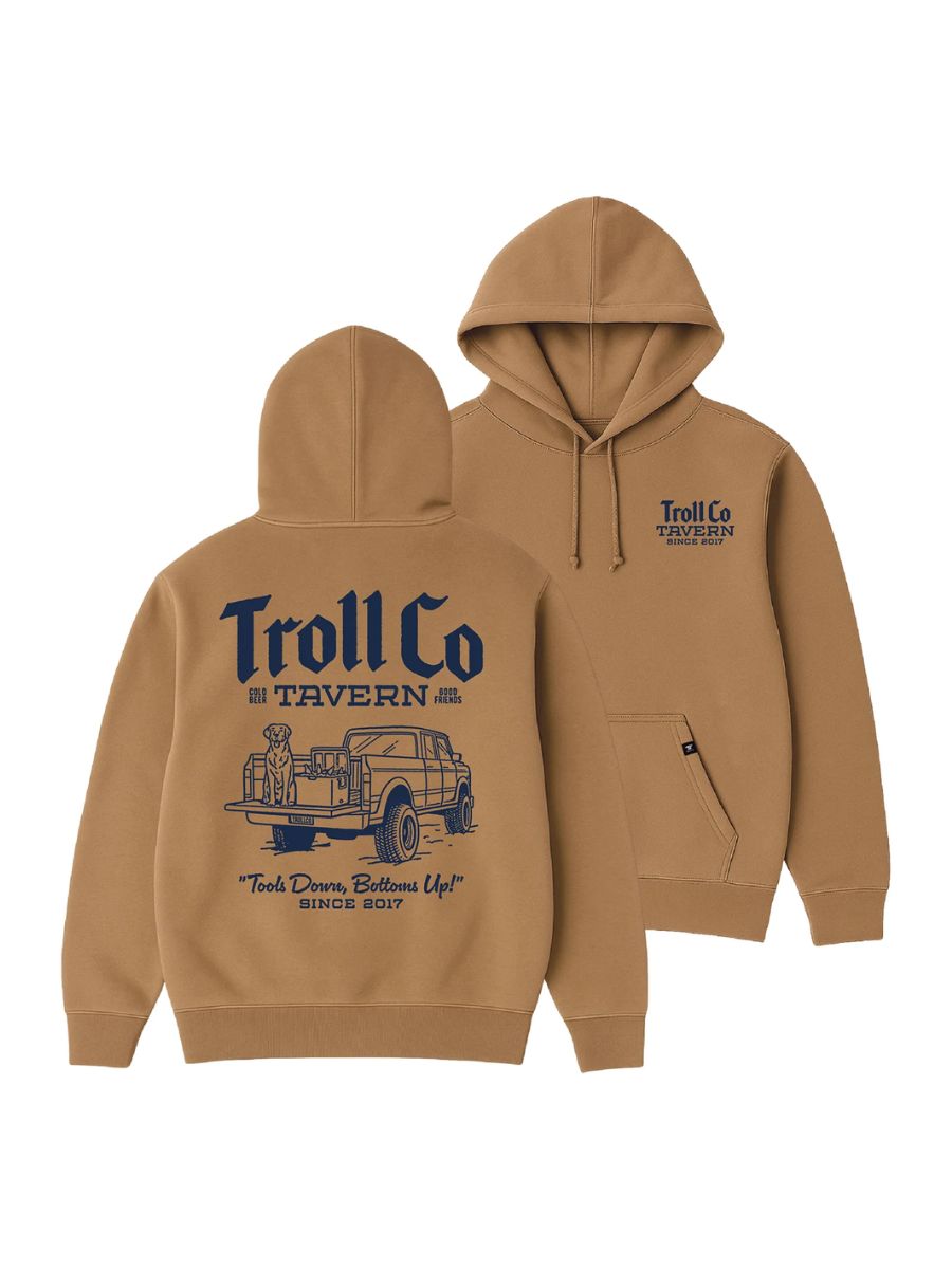 Troll Co. Tavern Tan Hoodie