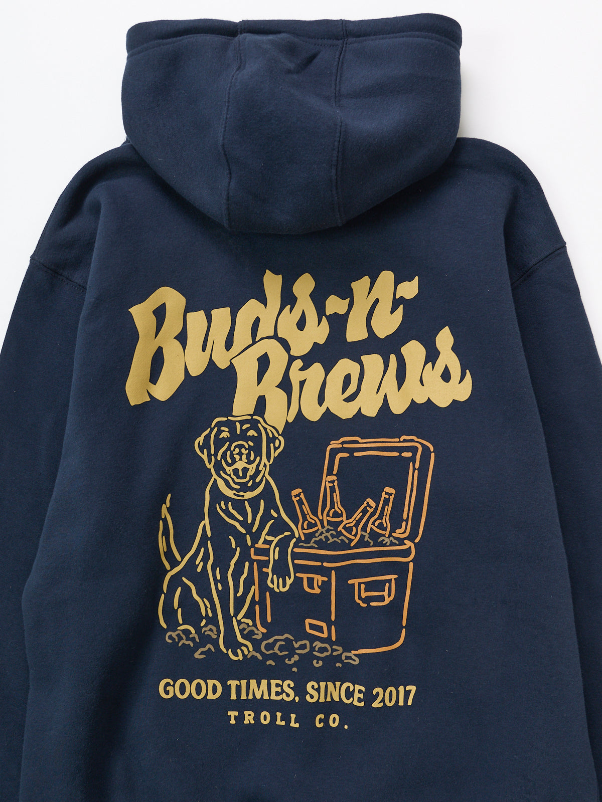 Troll Co. Buds N Brews Navy Hoodie