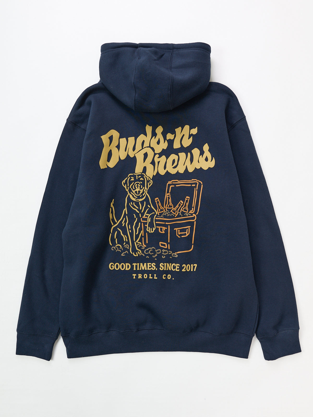 Troll Co. Buds N Brews Navy Hoodie