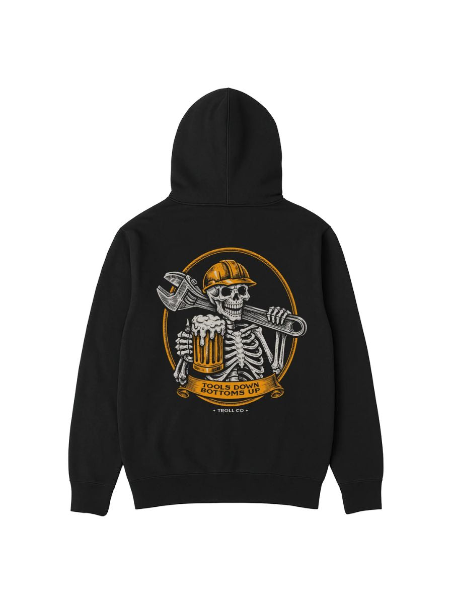 Troll Co. Tools Down Cheers Hoodie