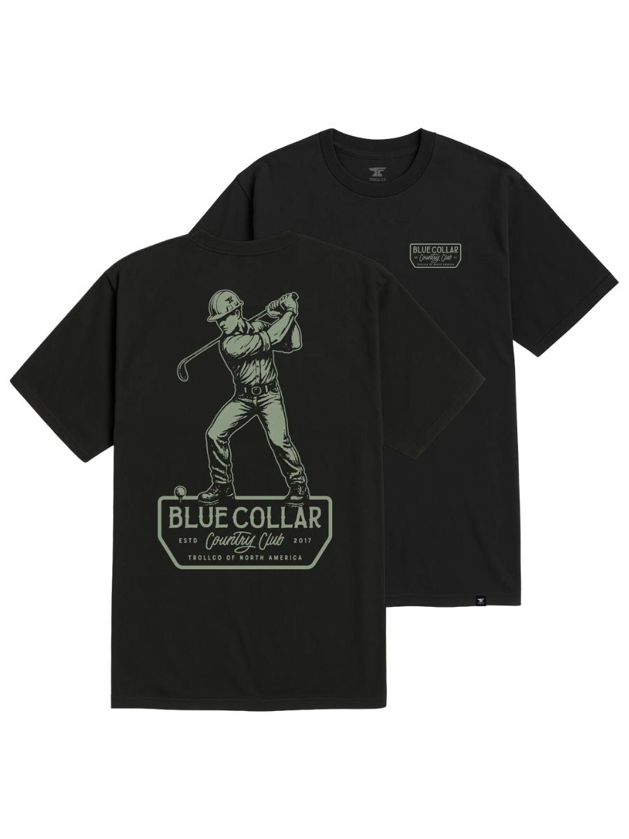 Troll Co. Blue Collar Country Club Driver Tee