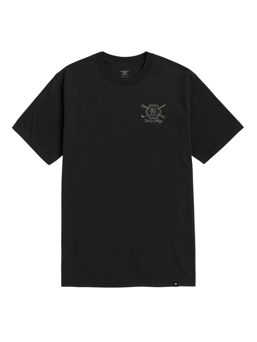 Troll Co. Blue Collar Country Club Crest Tee