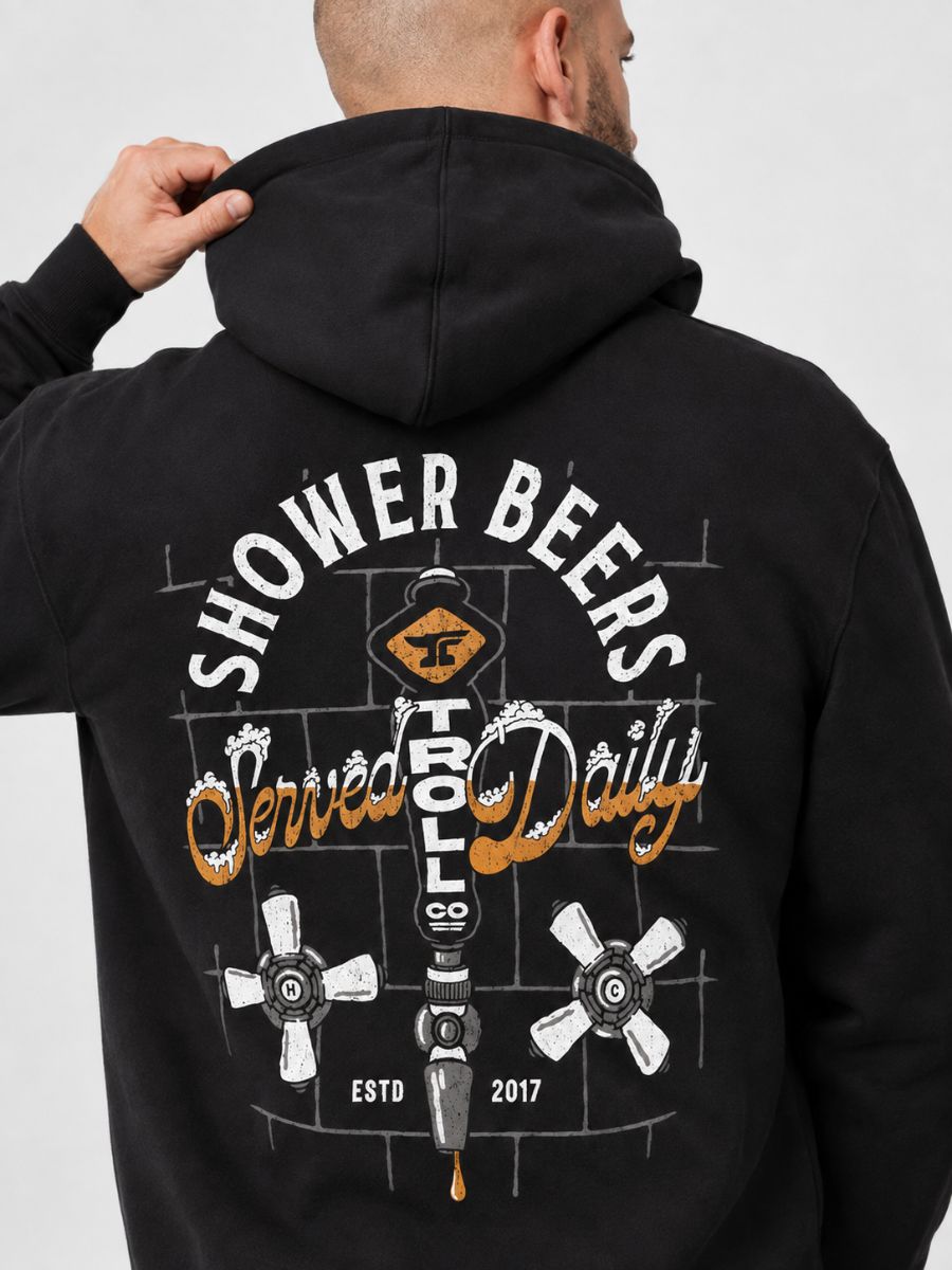 Troll Co. Shower Beers Hoodie