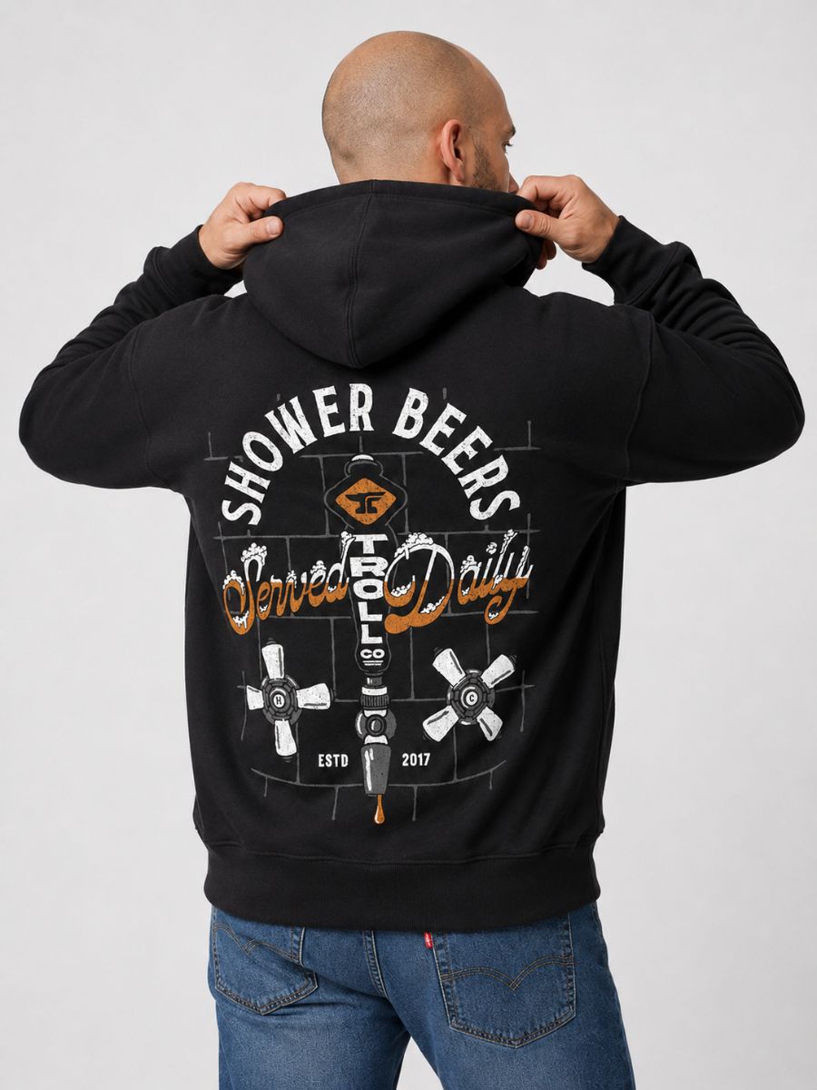 Troll Co. Shower Beers Hoodie