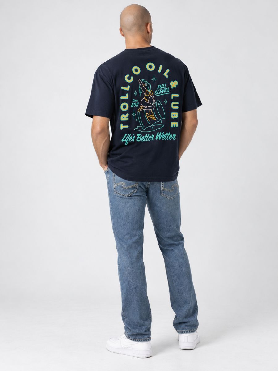 Troll Co. Drummer Girl Navy Tee