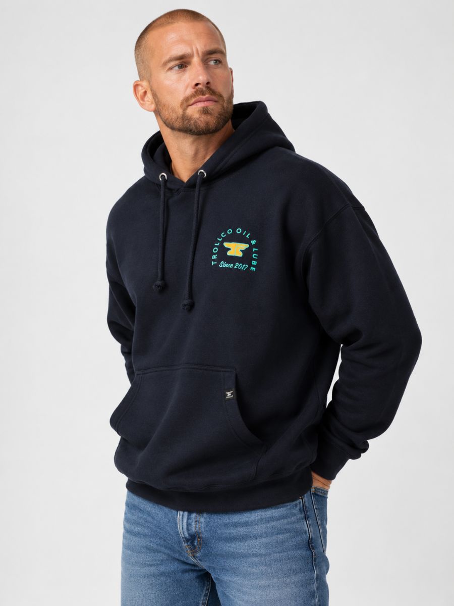 Troll Co. Drummer Girl Navy Hoodie