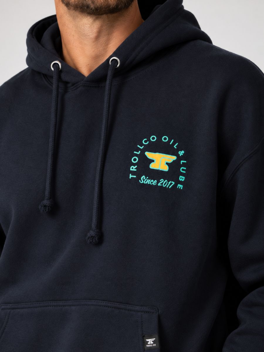 Troll Co. Drummer Girl Navy Hoodie