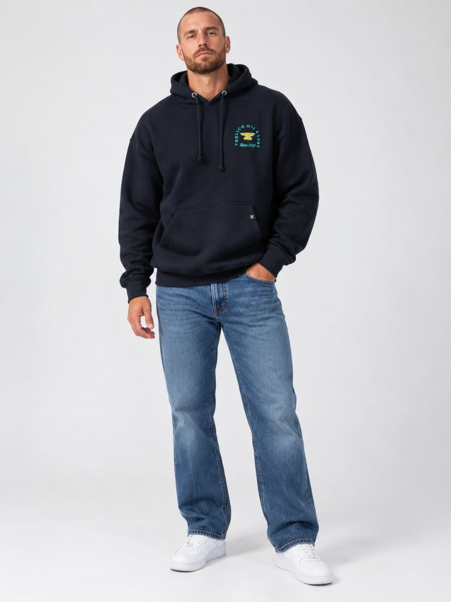 Troll Co. Drummer Girl Navy Hoodie