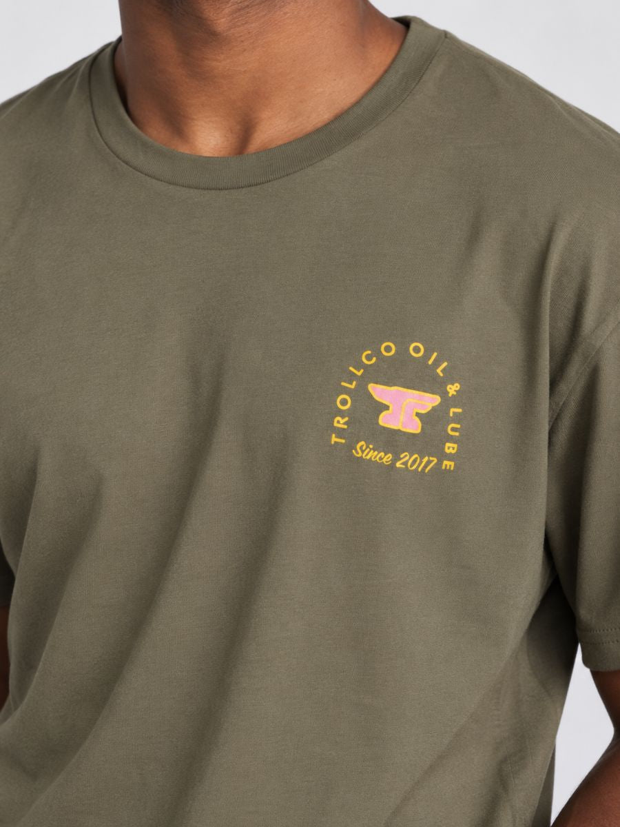 Troll Co. Drummer Girl Army Tee
