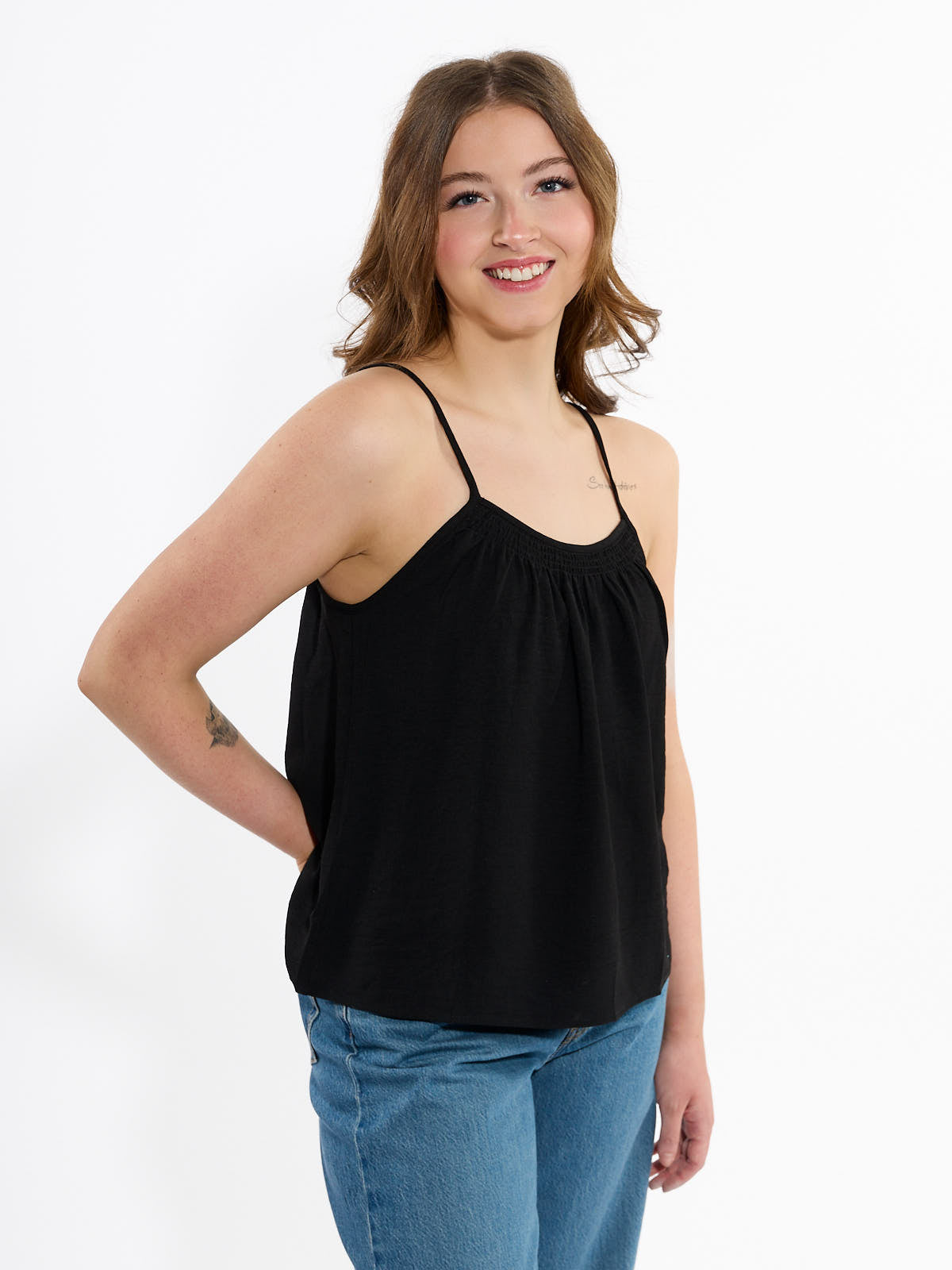 Abby Airflow Satin Tank Top